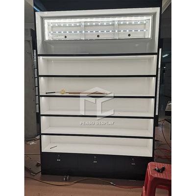Power Saving T5 LED Skincare Display Shelves For Shop 5mm Thick MDF